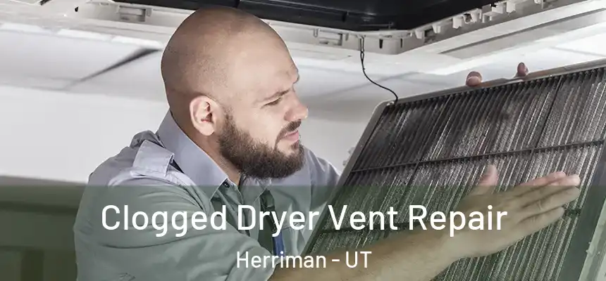  Clogged Dryer Vent Repair Herriman - UT