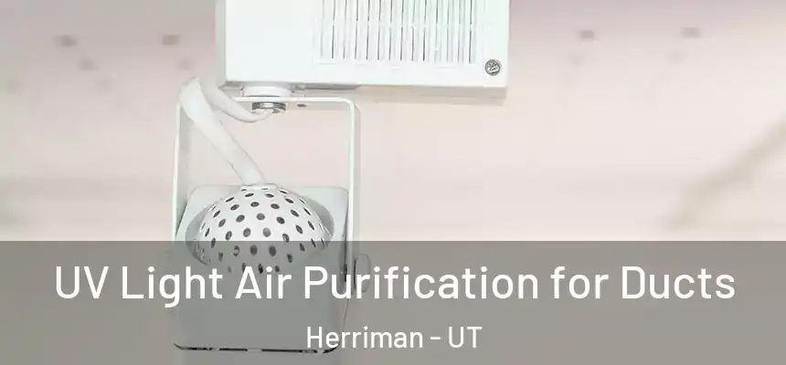  UV Light Air Purification for Ducts Herriman - UT